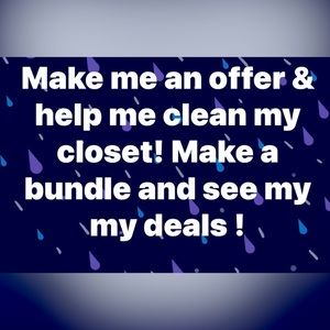 Like my items/make a bundle or offer! Closet cleaning & I need help?Great deals!